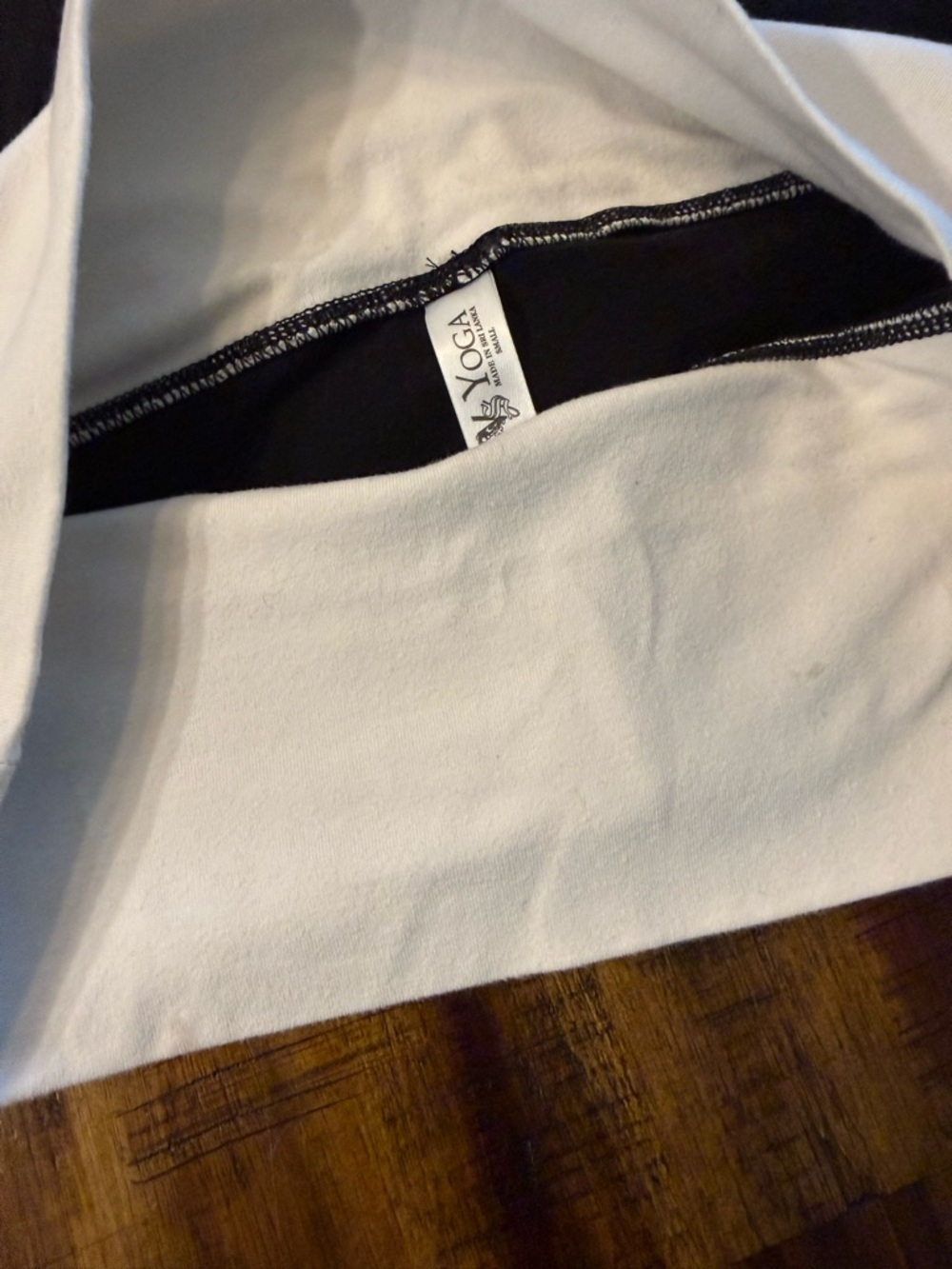 Victoria's Secret Yoga capri length loungewear. black white sz S women's - Picture 6 of 6